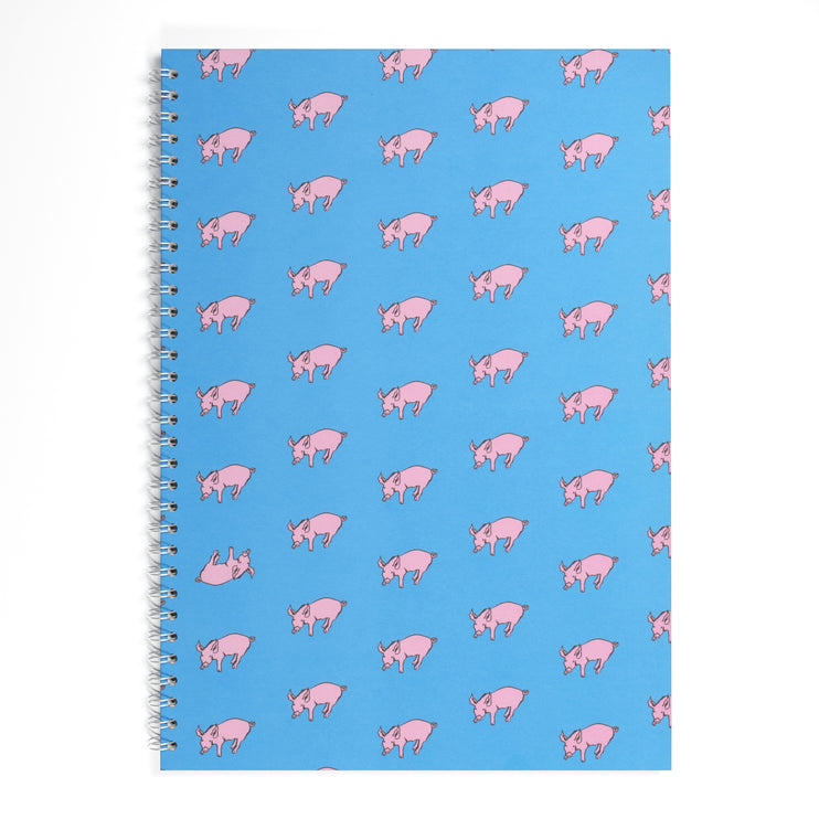 A3 Classic Patterned Bergung Pig - 100% Recycled White 150gsm Cartridge Paper 35 Leaves Portrait