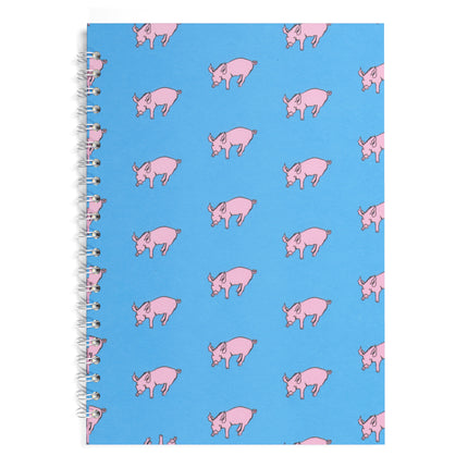 A4 Posh Patterned Cappuccino Pig -  Brown 180 gsm Cartridge Paper 30 leaves Portrait