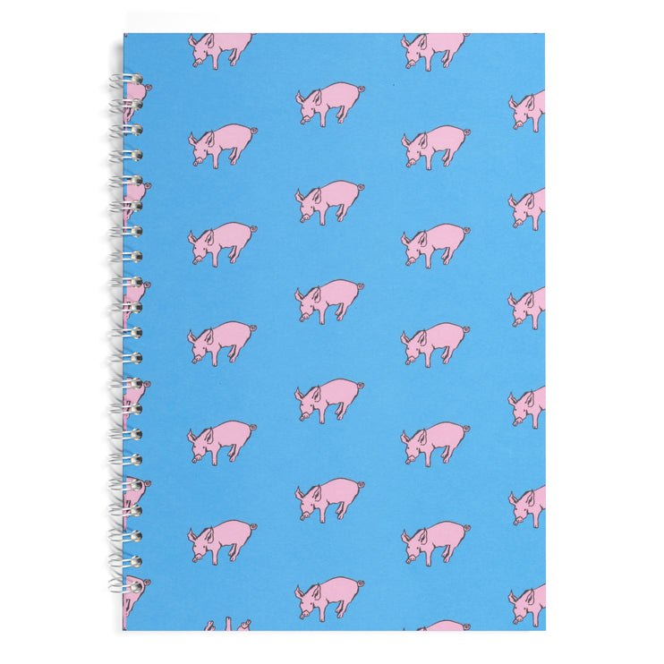 A4 Classic Patterned Bergung Pig - 100% Recycled White 150gsm Cartridge Paper 35 Leaves Portrait