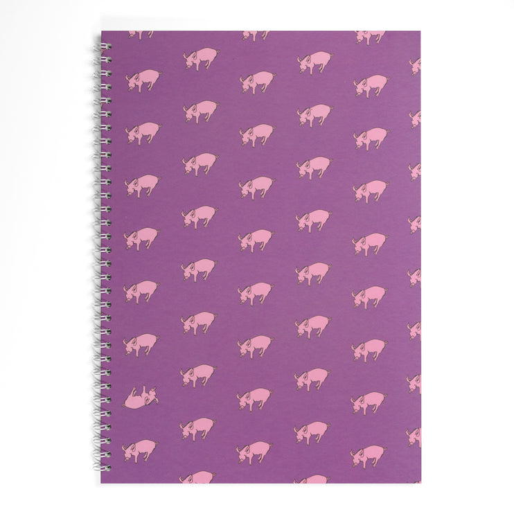 A3 Classic Patterned Bergung Pig - 100% Recycled White 150gsm Cartridge Paper 35 Leaves Portrait