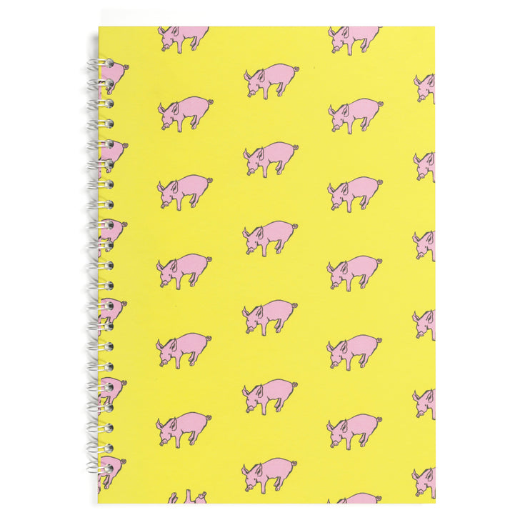 A4 Classic Patterned Bergung Pig - 100% Recycled White 150gsm Cartridge Paper 35 Leaves Portrait