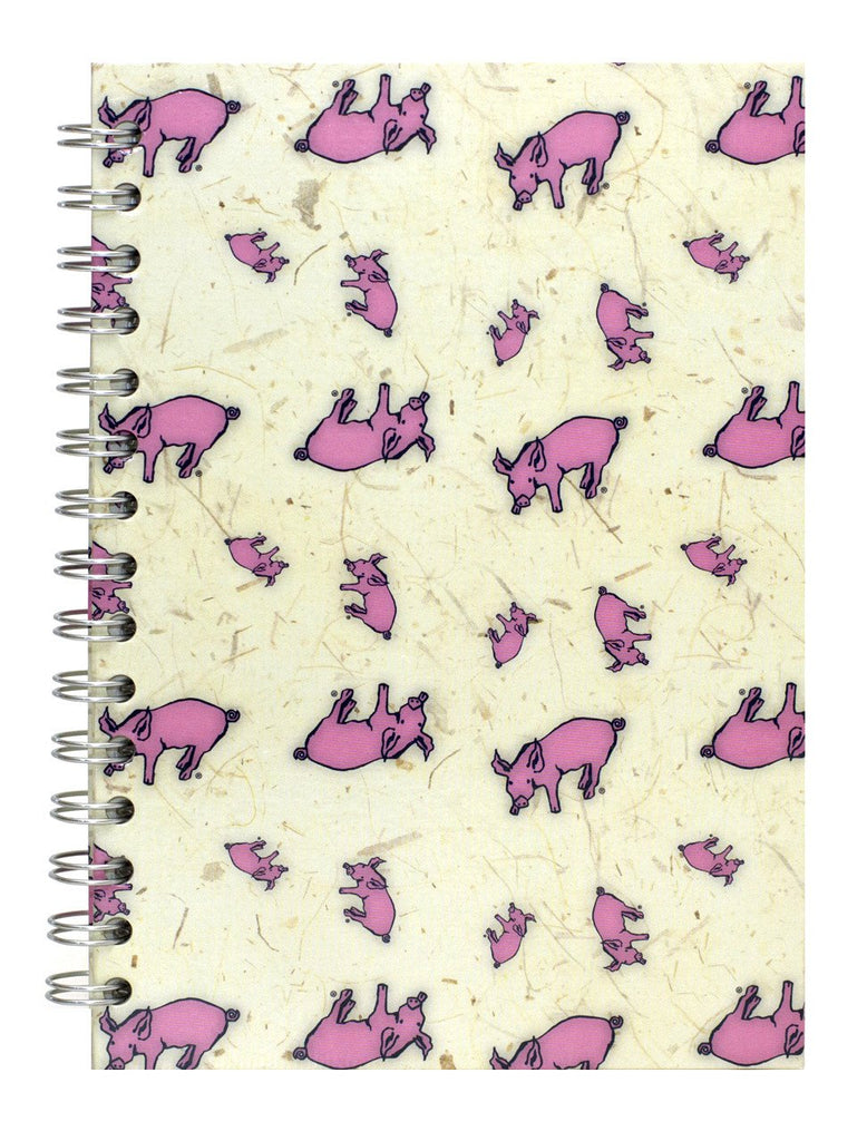 Pink Pig : Watercolor Sketchbook : 270gsm : A5 : Pale Pink Cover : Portrait
